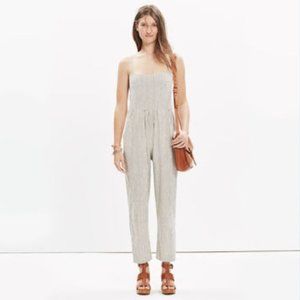 Caron Callahan Bethany Jumpsuit -- Pinstripe S